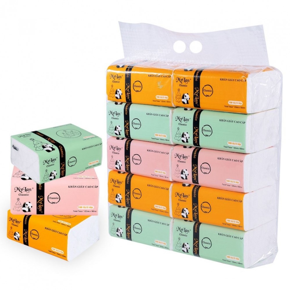 Xách 10 gói giấy Mylan