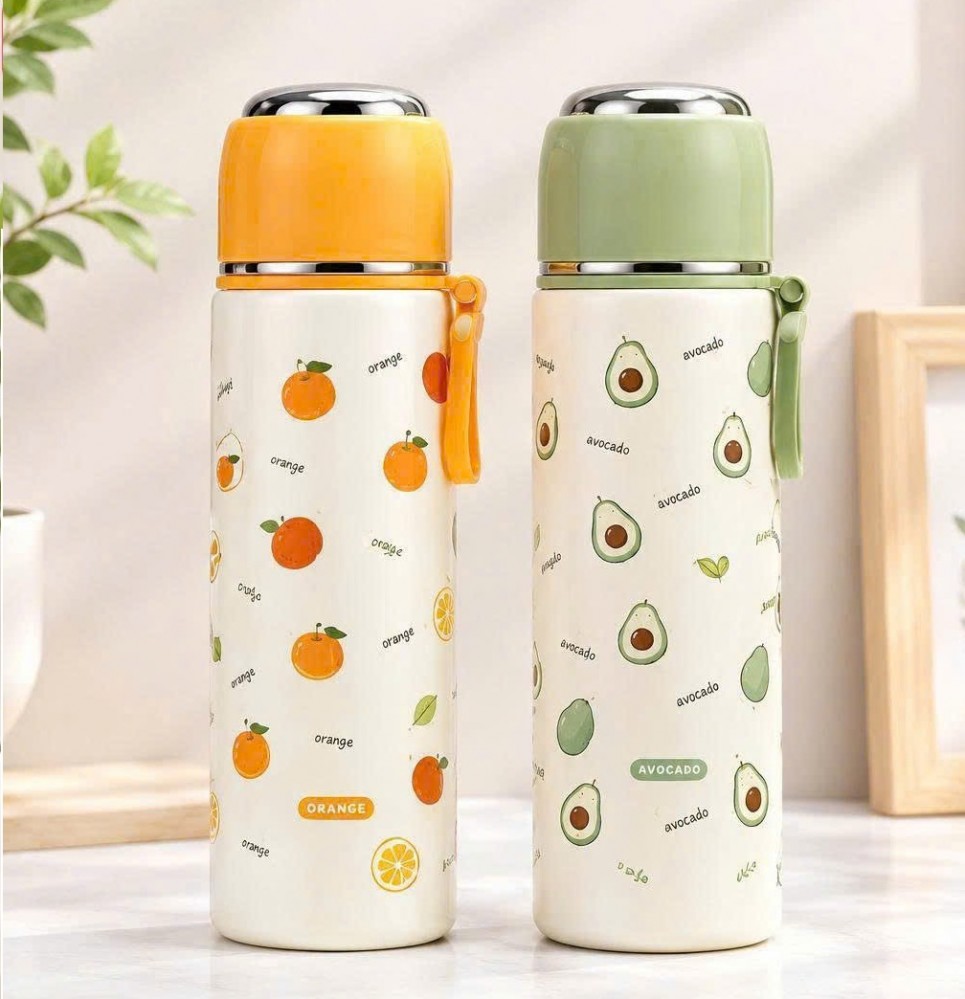 Bình giữ nhiệt 500ml cam/xanh