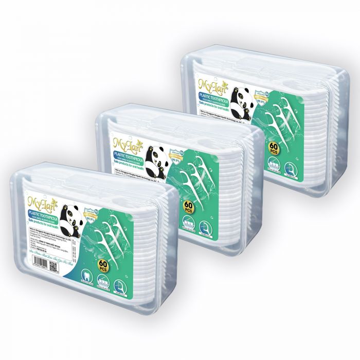Hộp tăm chỉ nha khoa Mylan 60c