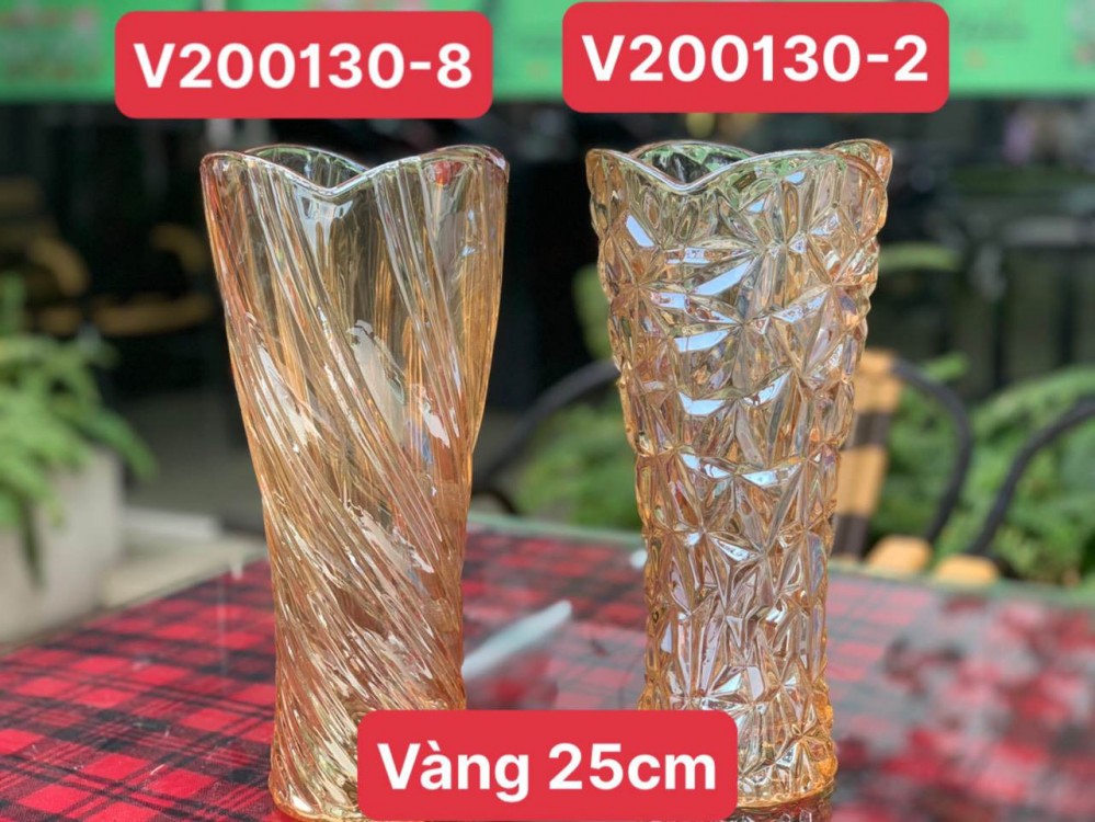 Lọ hoa 25cm vàng