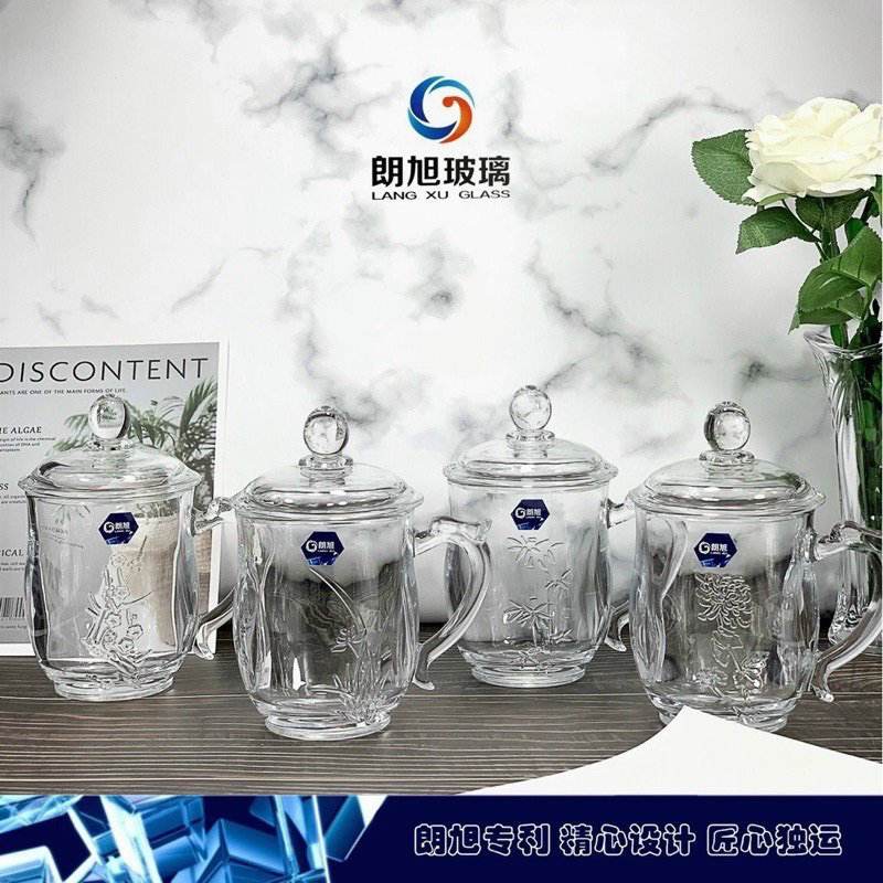 Cốc thủy tinh nắp thủy tinh