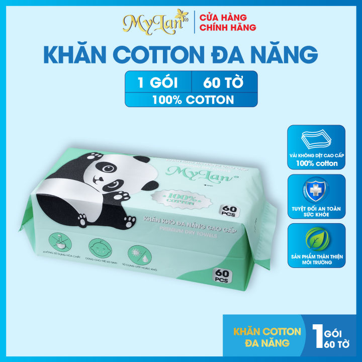 Khăn khô đa năng Mylan 60 tờ