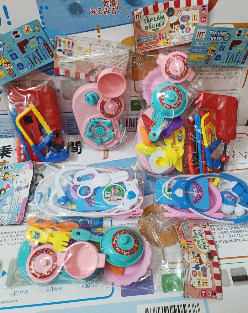 Bộ nấu bếp bé nhiều mẫu