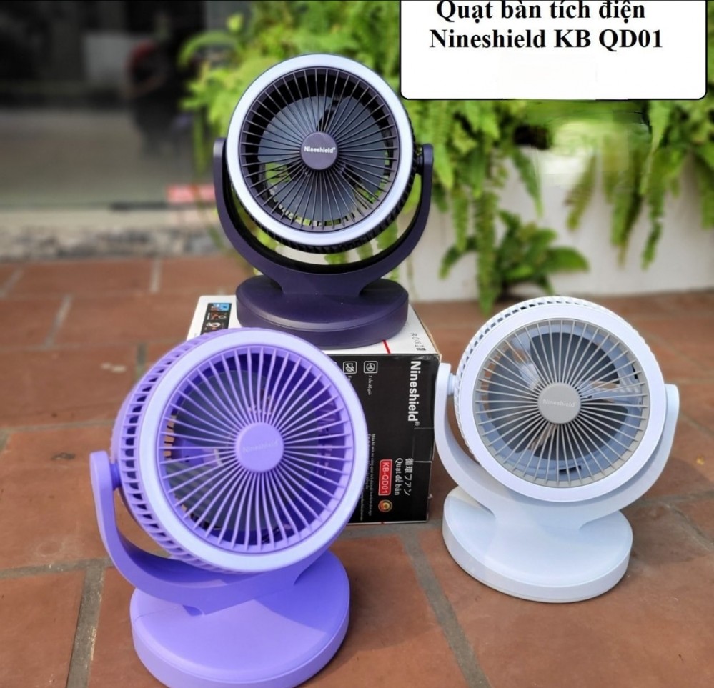 Quạt tích điện Nineshield KB QD01