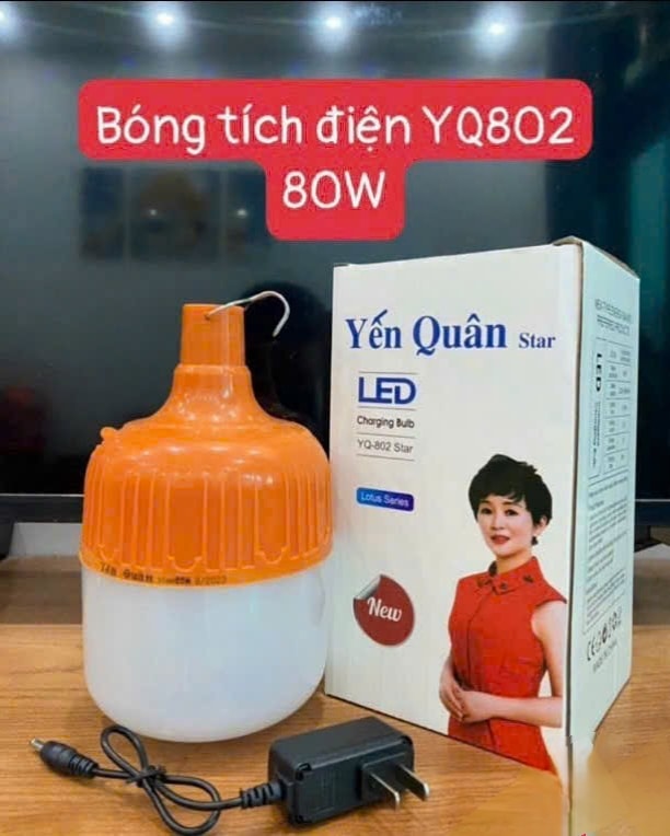 Đèn tích điện YQ802 80w