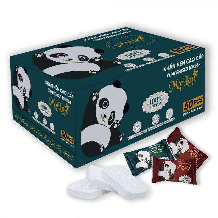 Set 10 khăn nén nhỏ Mylan (24x30cm)