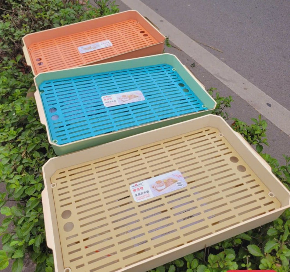 Khay 2 lớp chữ nhật 39x24cm