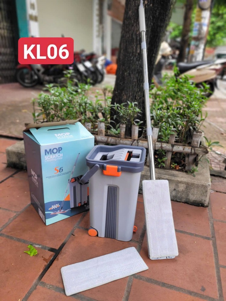 Bộ lau nhà tự vắt KL06