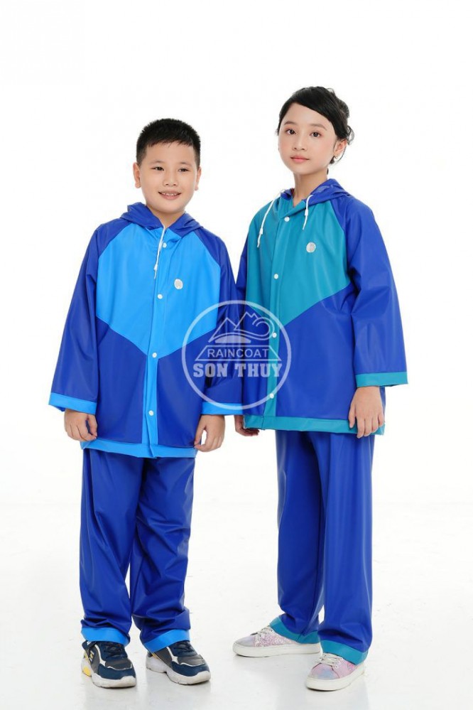 Bộ áo mưa trẻ em Sơn Thủy đủ size