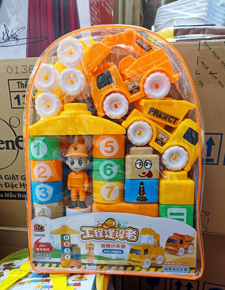 Ba lô ghép hình cam