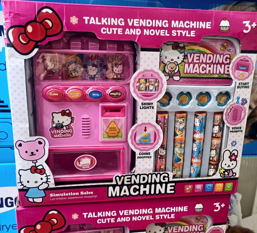 Bộ đồ chơi máy bán nước tự động