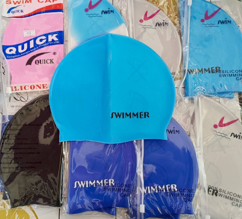 Mũ bơi silicon nhiều màu