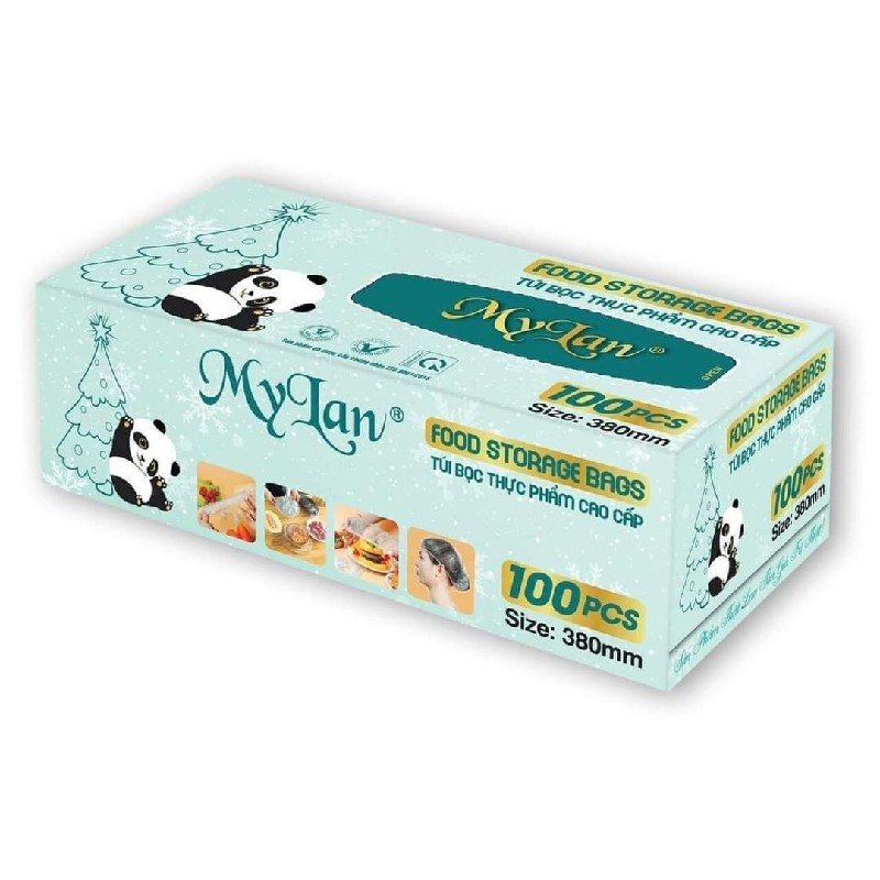 Set 100 túi bọc thực phẩm Mylan 380mm