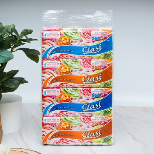 1 bịch 4 gói giấy Mylan clasi 560 tờ