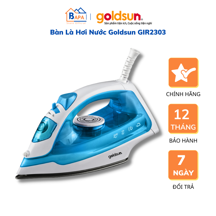 Bàn là hơi nước Goldsun Gir2303