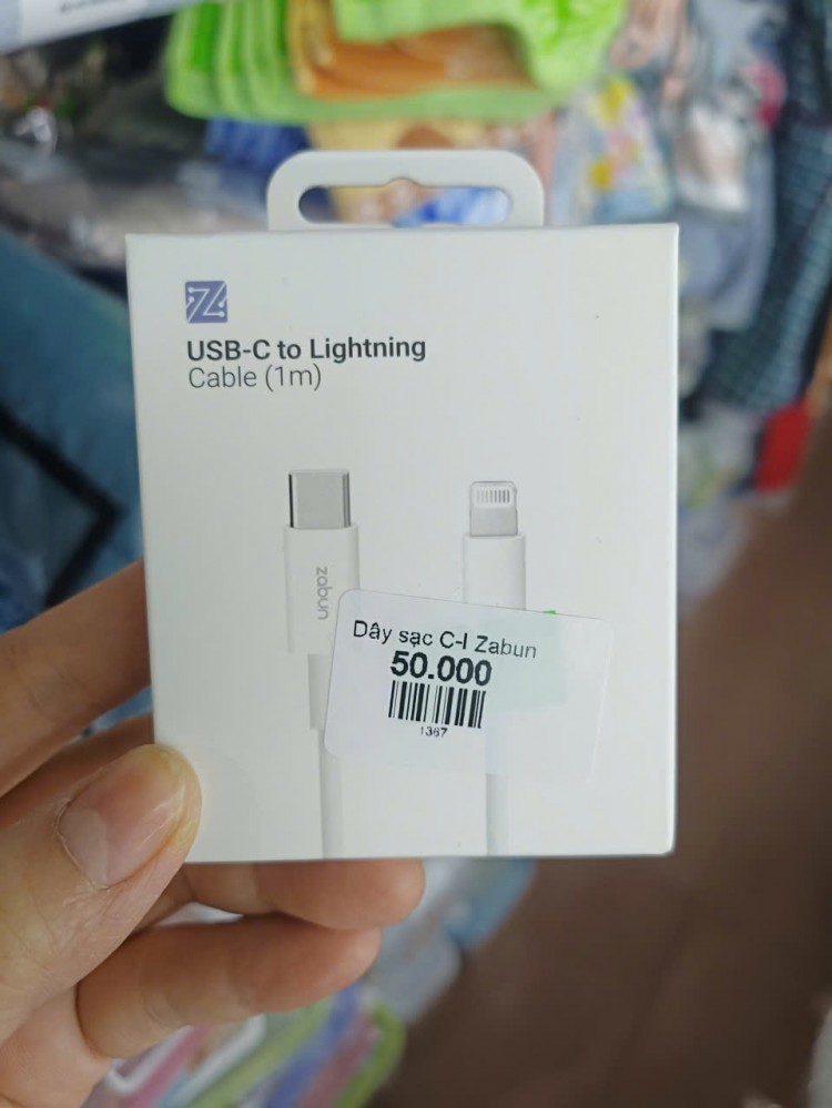 Dây sạc nhanh C-Iphone Zabun