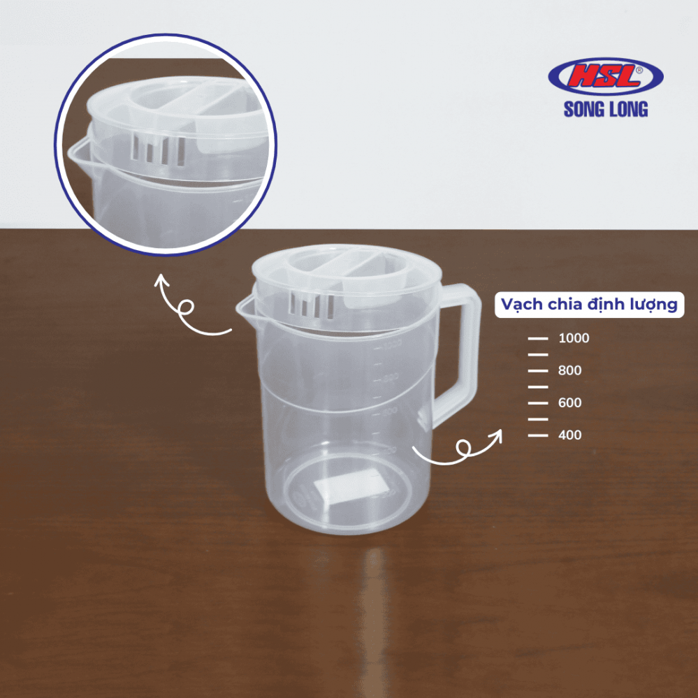 Ca đong chia ml 1L