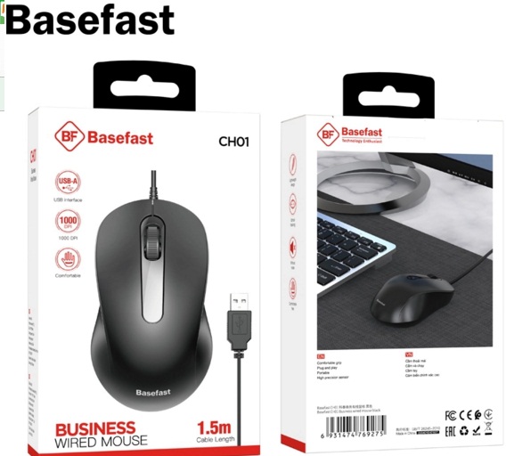 Chuột có dây Basefast CH01