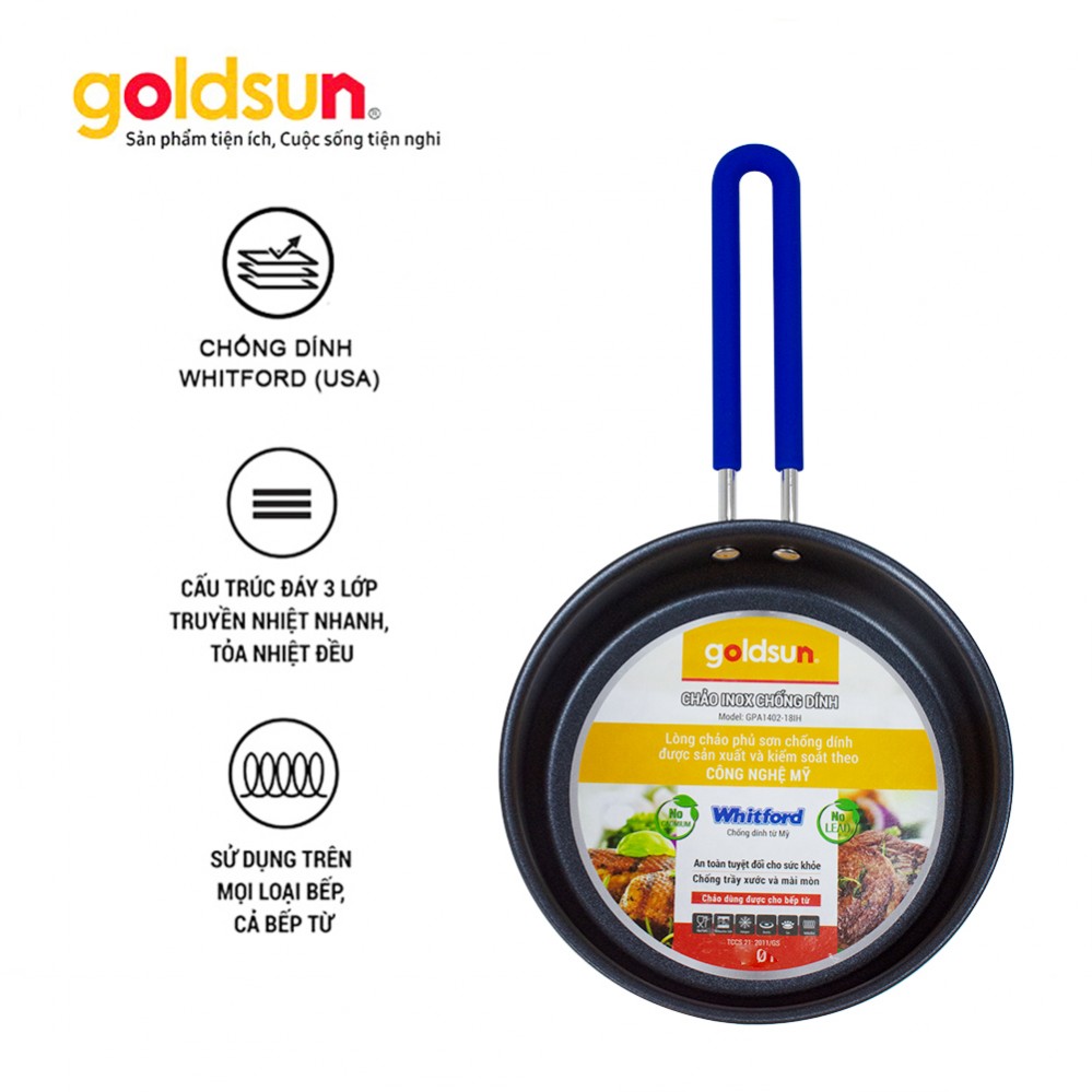 Chảo Goldsun GPA1402 16-20-24-26-28cm