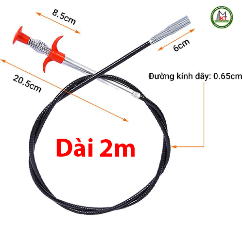 Dây gắp rác 2m