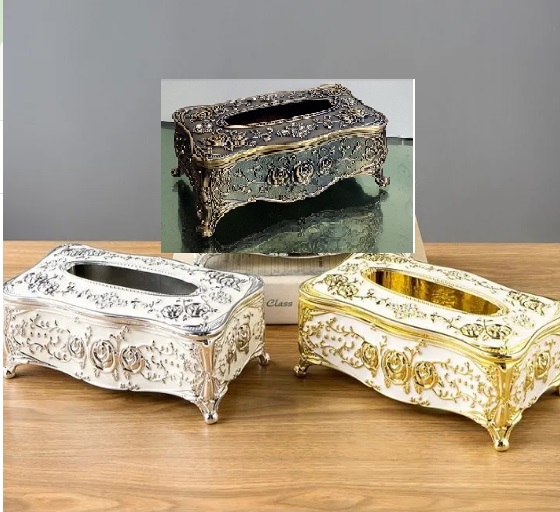 Hộp đựng giấy ăn hoàng gia (hàng xịn)