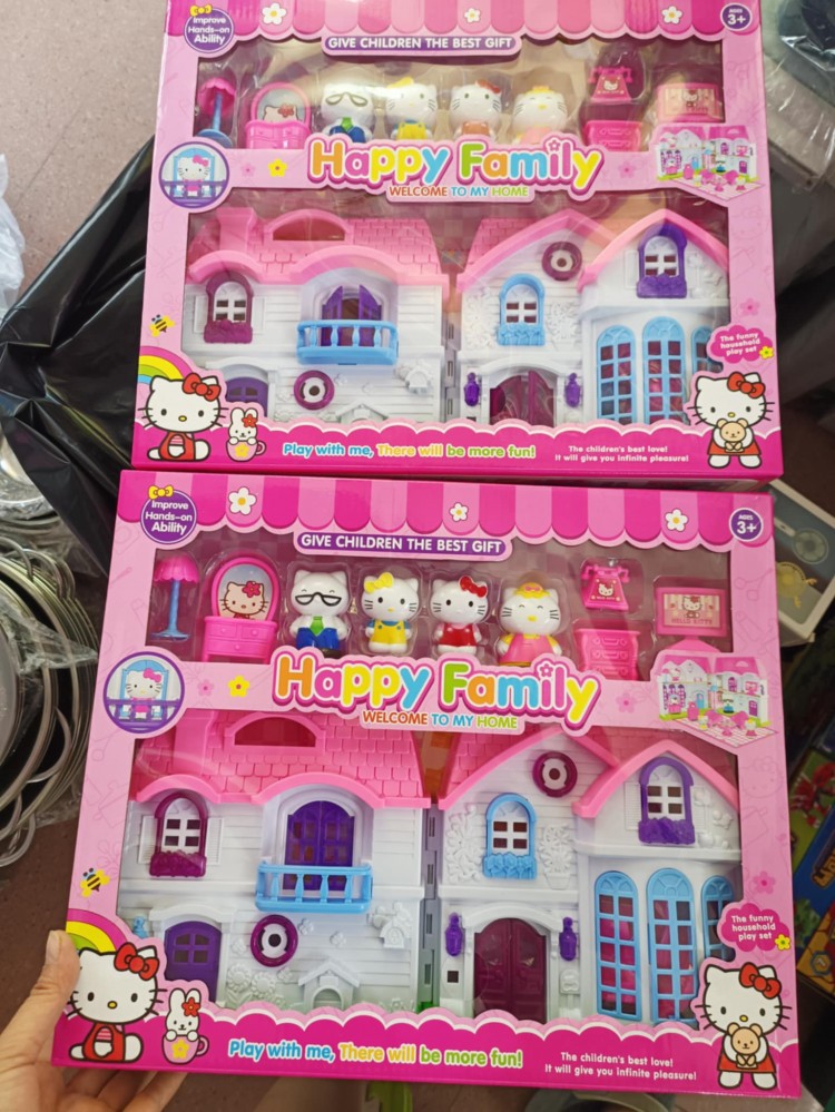 Hộp đồ chơi nhà Kitty