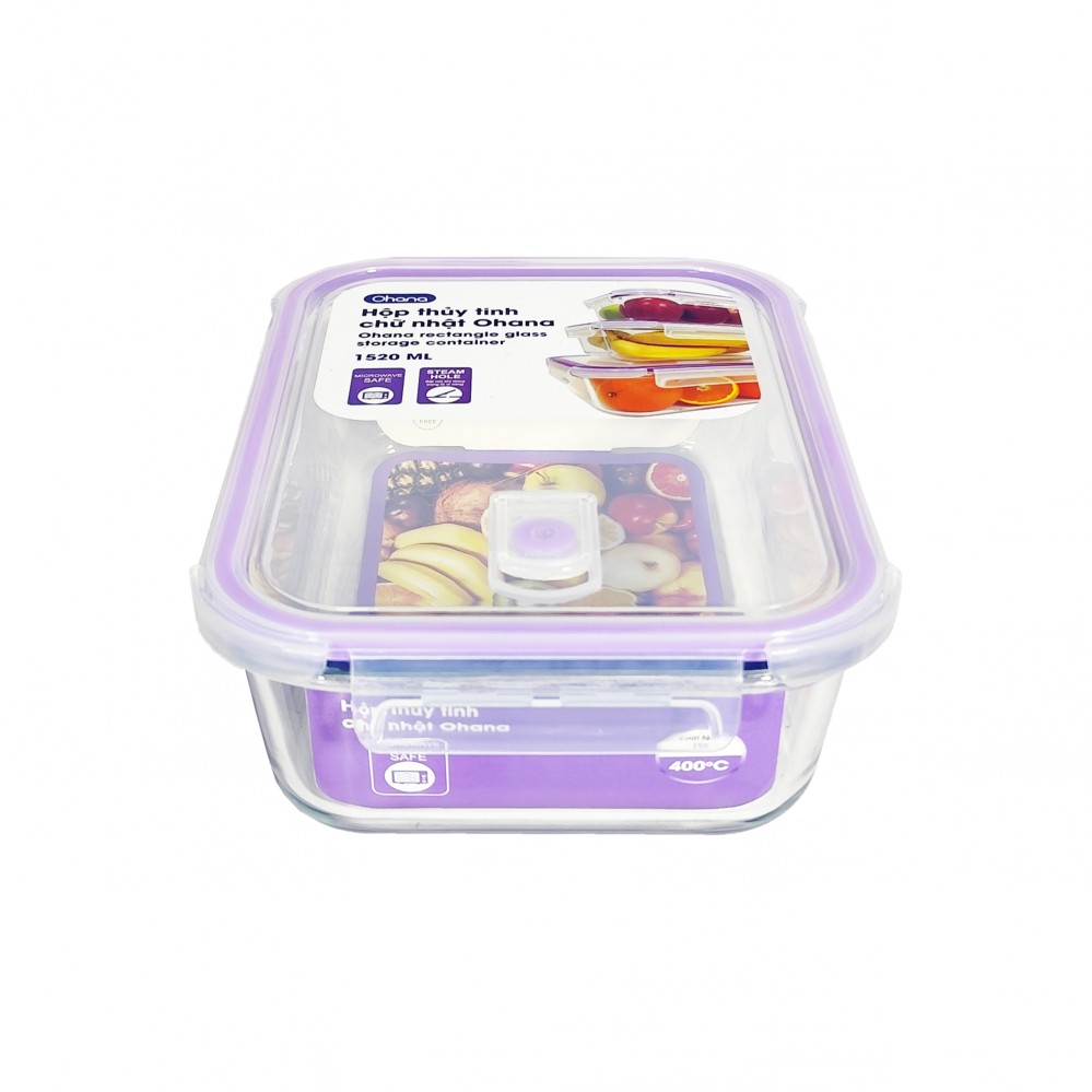 Hộp đựng thủy tinh CN 1520ml
