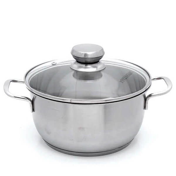 Nồi Fivestar 3 đáy 16cm, nắp kính