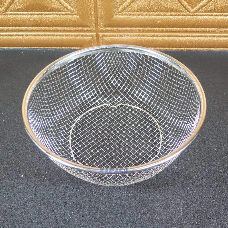 Rổ lưới inox tròn