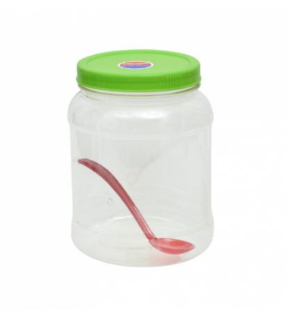Lọ nhựa tròn 1kg (10x13cm)