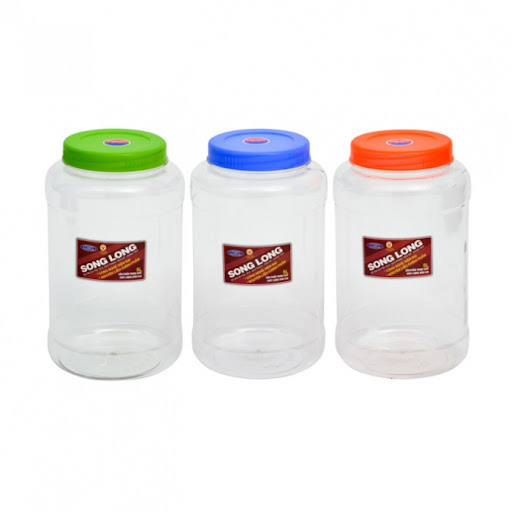 Lọ nhựa tròn 5kg (16x26cm)