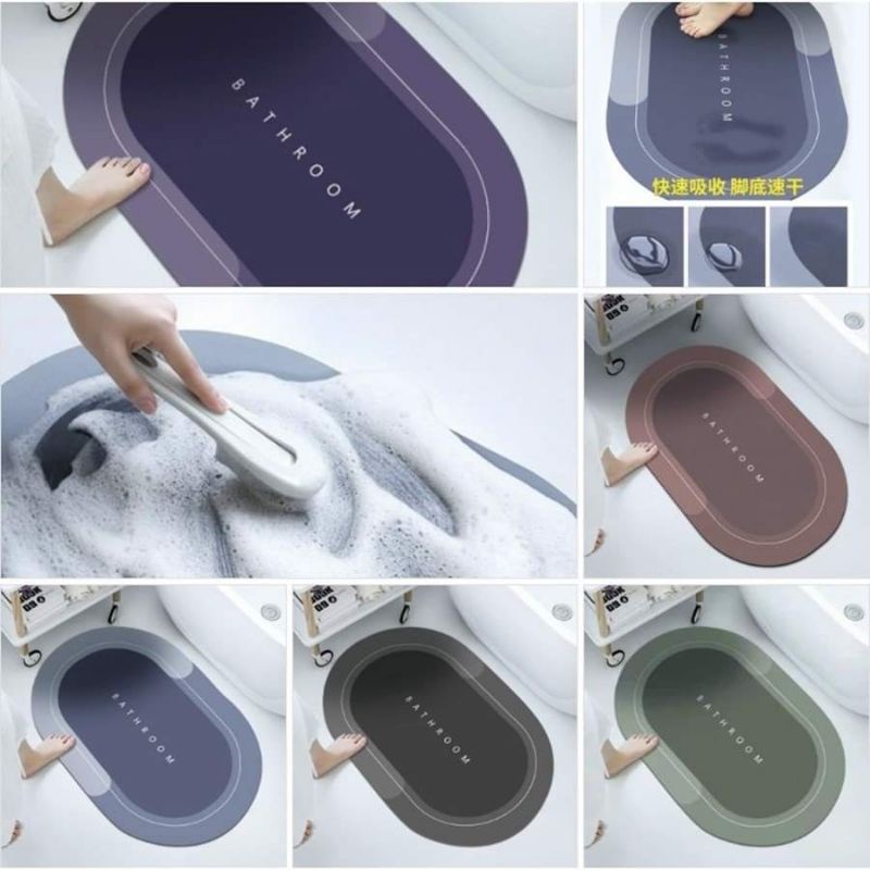 Thảm lau chân silicon 40x60cm