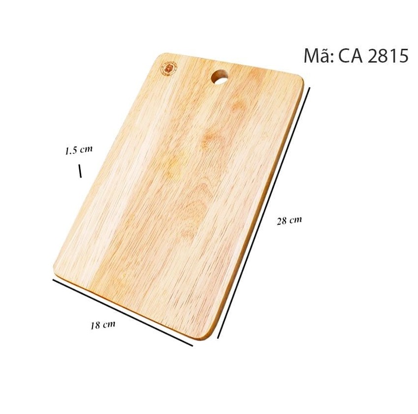 Thớt gỗ chữ nhật Trường Sơn CA2815 (18x28x1,5cm)