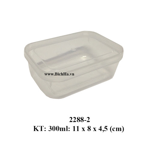 Hộp đựng tp 1300ml 2288-5 (17.5x12.5x7.5cm)