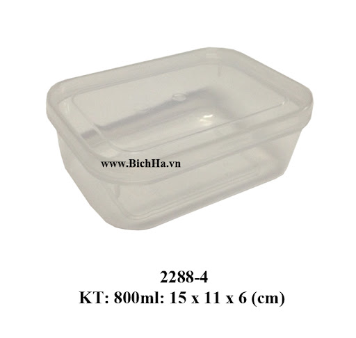 Hộp đựng tp 800ml 2288-4 (15x11x6cm)