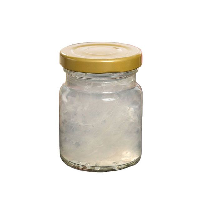 Hũ chưng yến thủy tinh, nắp thiếc 100ml