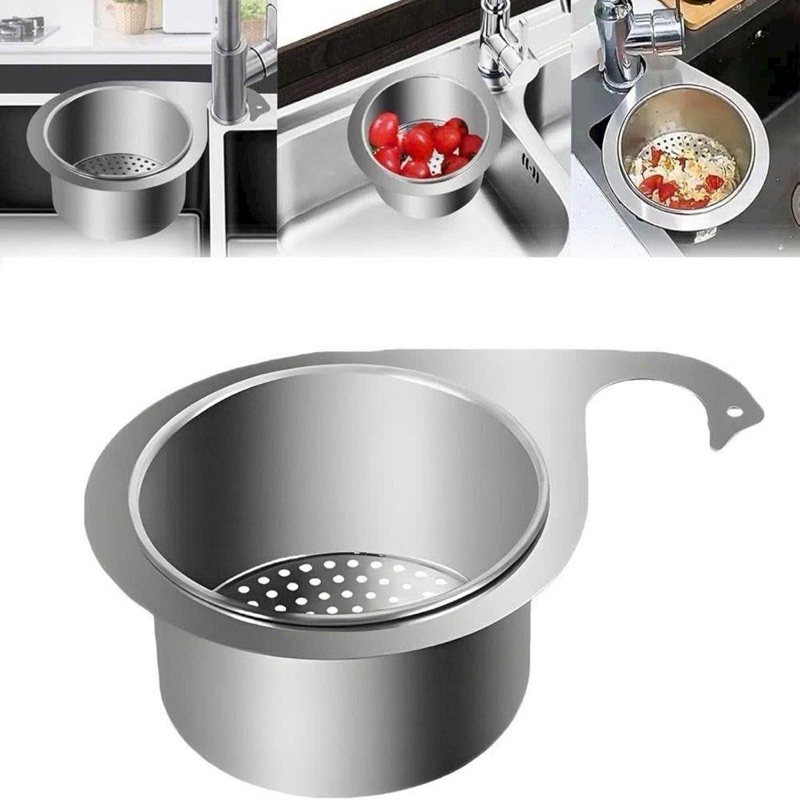Giỏ lọc rác thiên nga inox
