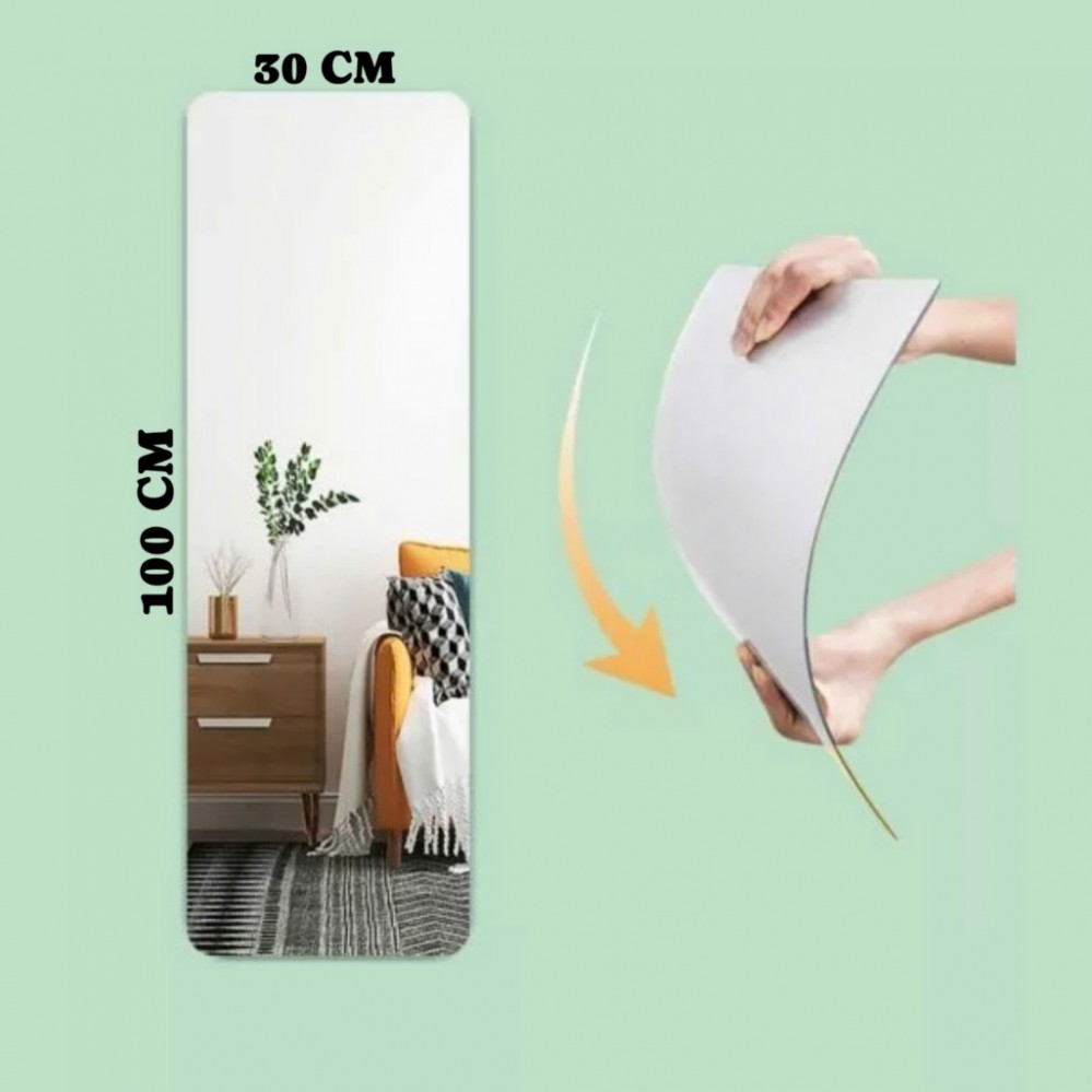 Gương dán tường 30x100cm