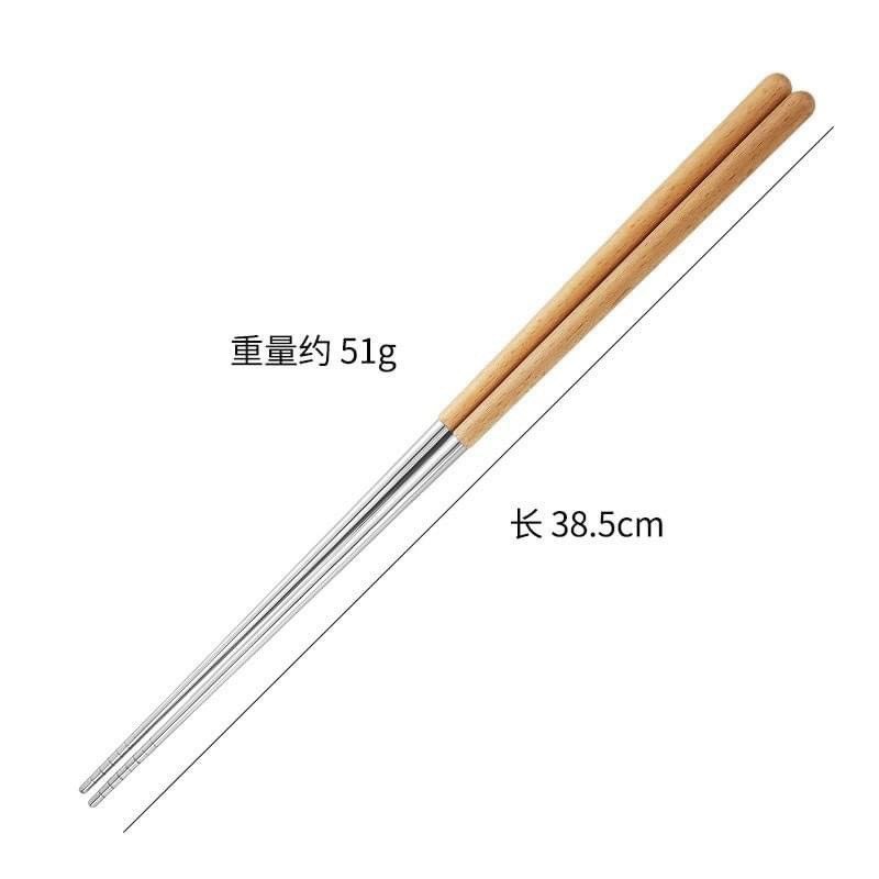 1 đôi đũa nấu - inox dài 40cm (đũa xào)