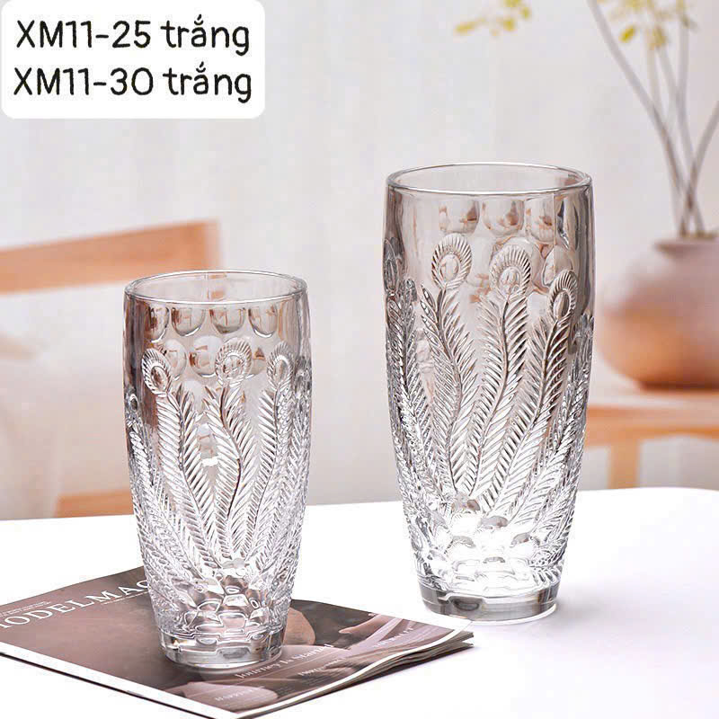Lọ hoa 30cm công trắng
