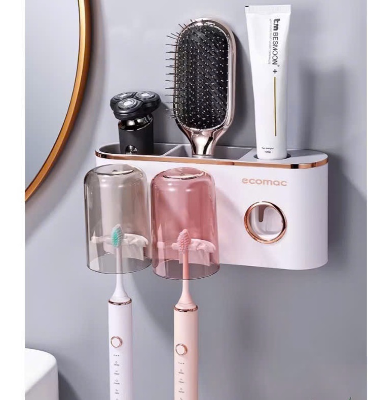 Bộ nhả kem đánh răng 2 cốc mới