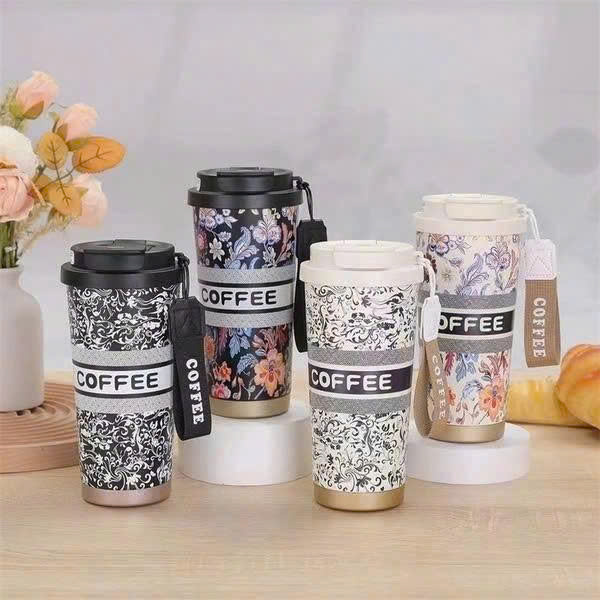 Cốc giữ nhiệt Coffee hoa