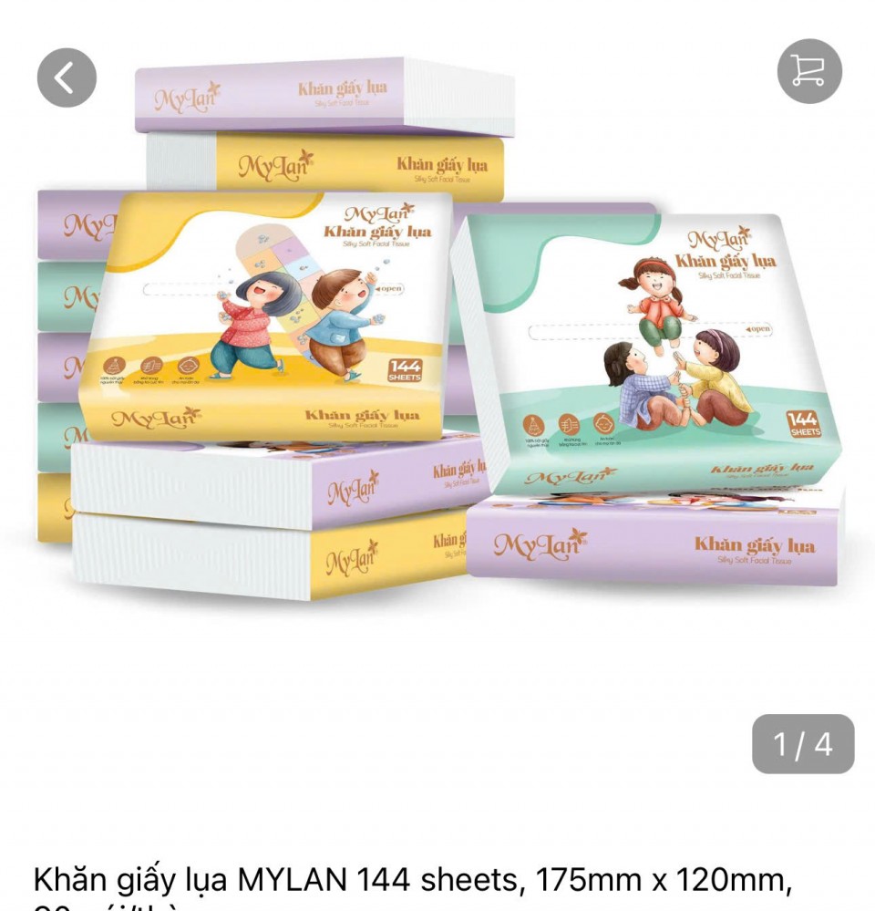 Set 5 gói giấy lụa bỏ túi Mylan