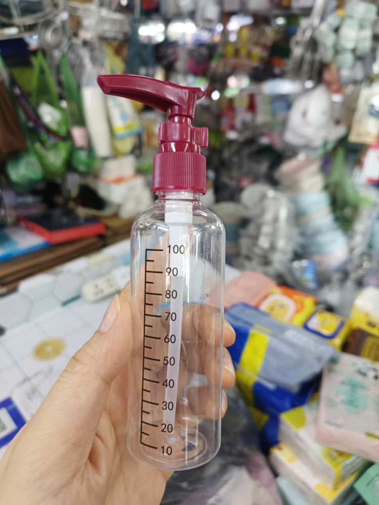 Chai chiết mĩ phẩm 100ml chia vạch