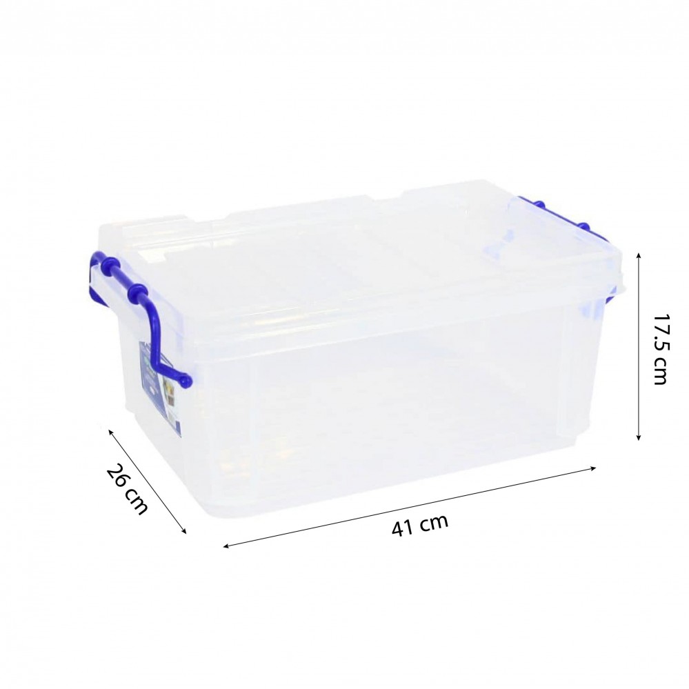 Hộp nhựa 2 quai 8L (41x26x17.5cm)