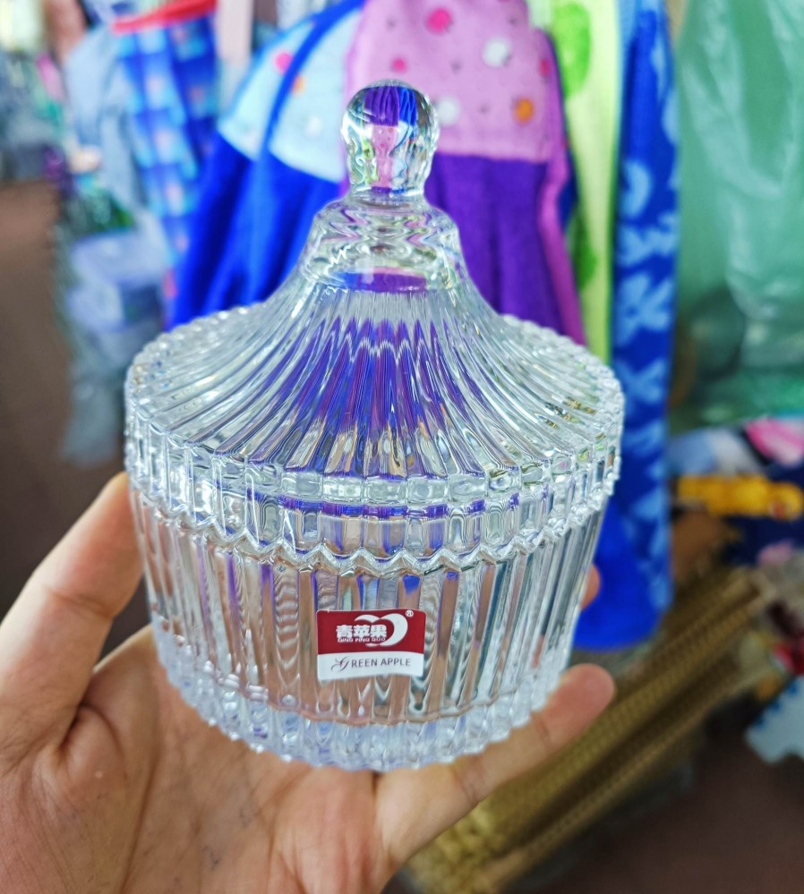 Hũ thủy tinh đựng mứt sọc