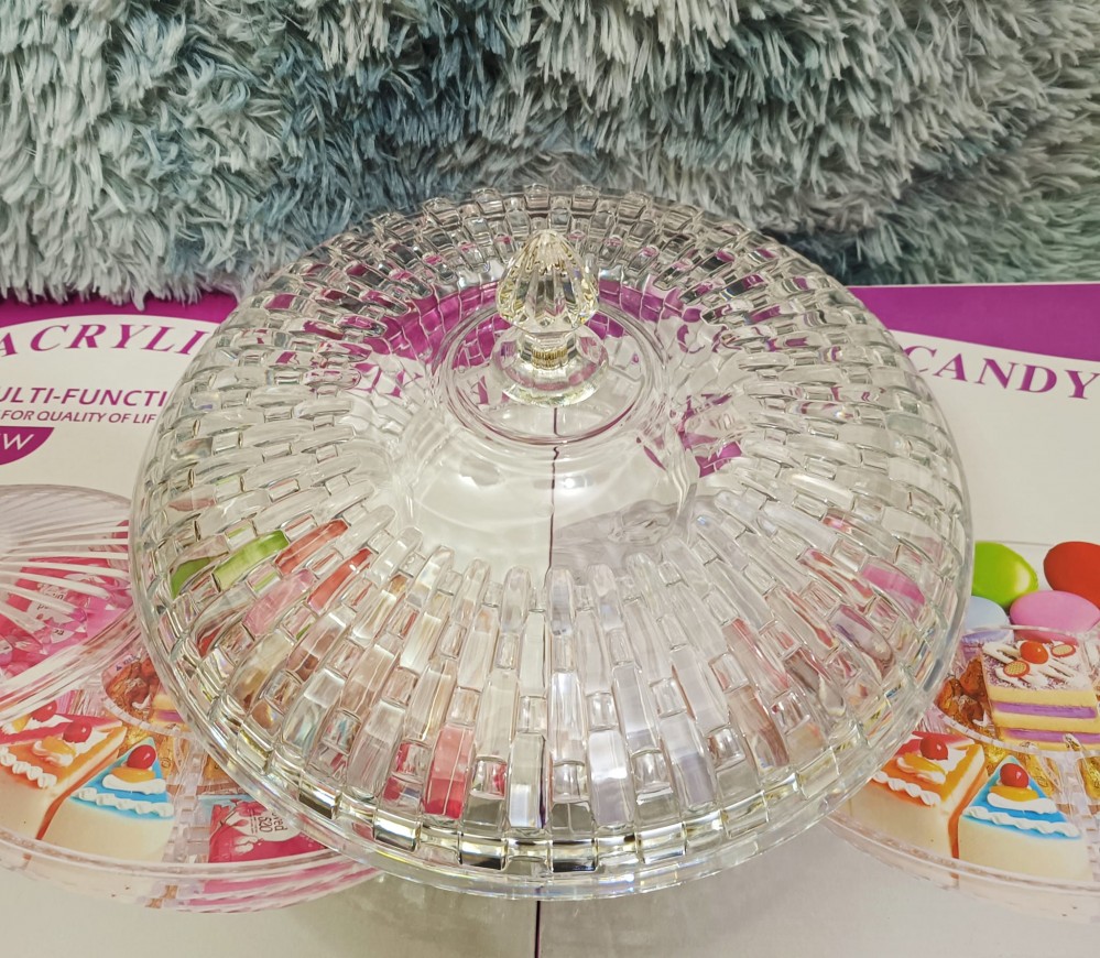Âu mứt mica trắng - tròn khía