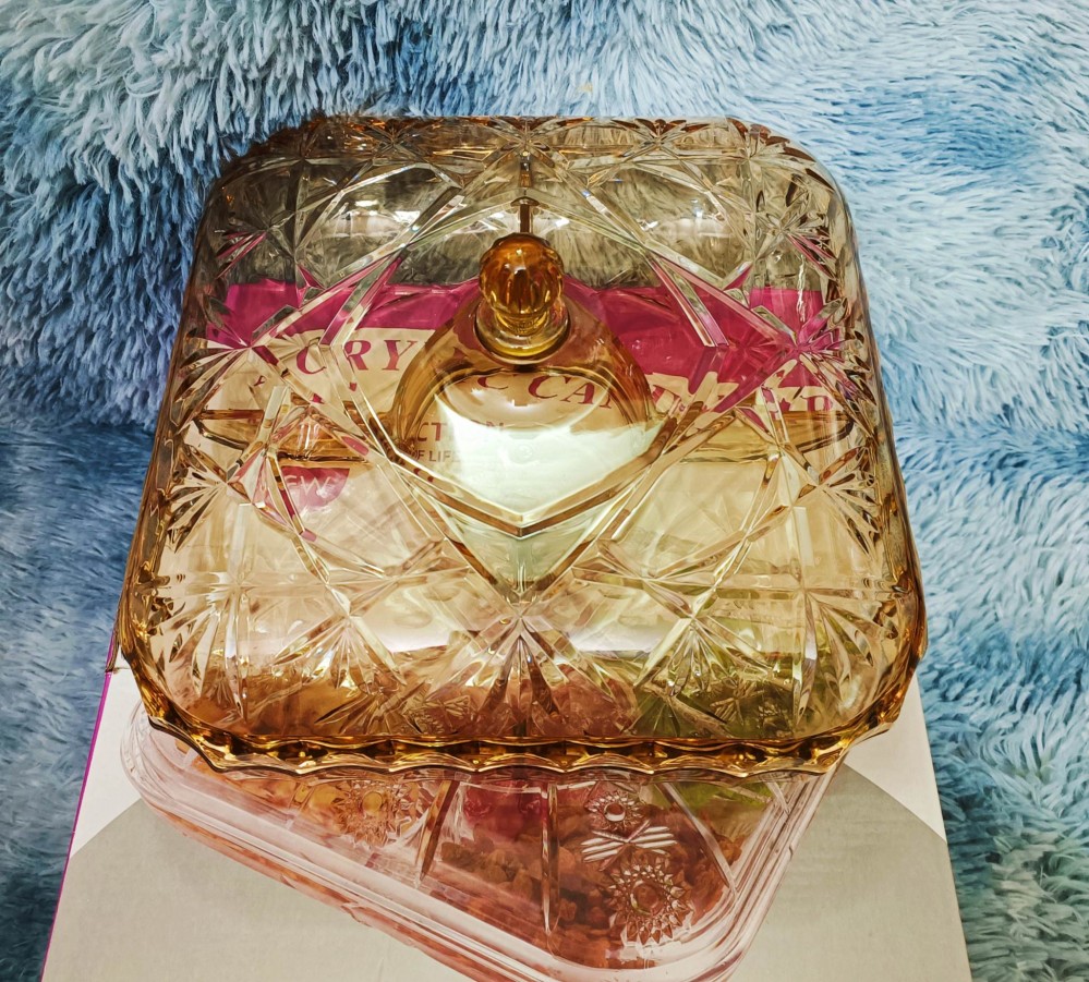 Âu mứt mica vàng - vuông 2