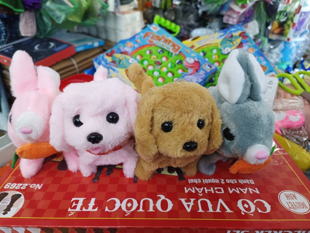 Chó, thỏ chạy pin