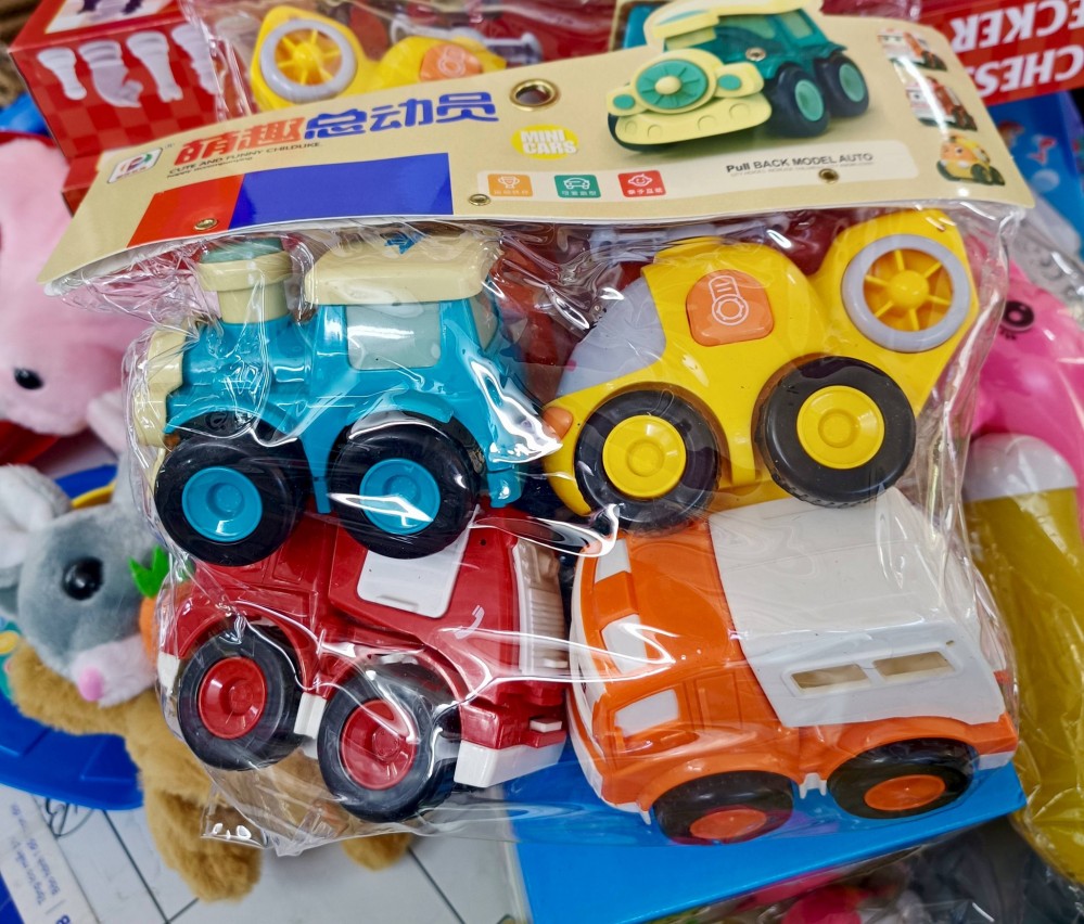 Vỉ 4 xe công trình đẹp